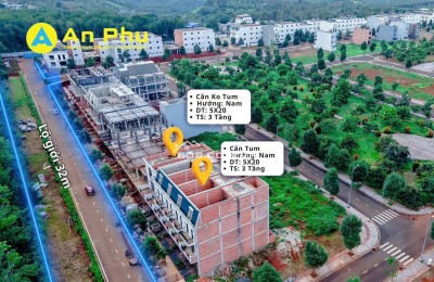 Bán shophouse Ân Phú Buôn Ma Thuột mặt tiền Hà Huy Tập 100m² giá tốt